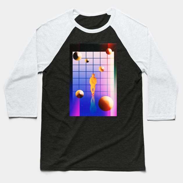 Safety Grid Baseball T-Shirt by SeamlessOo